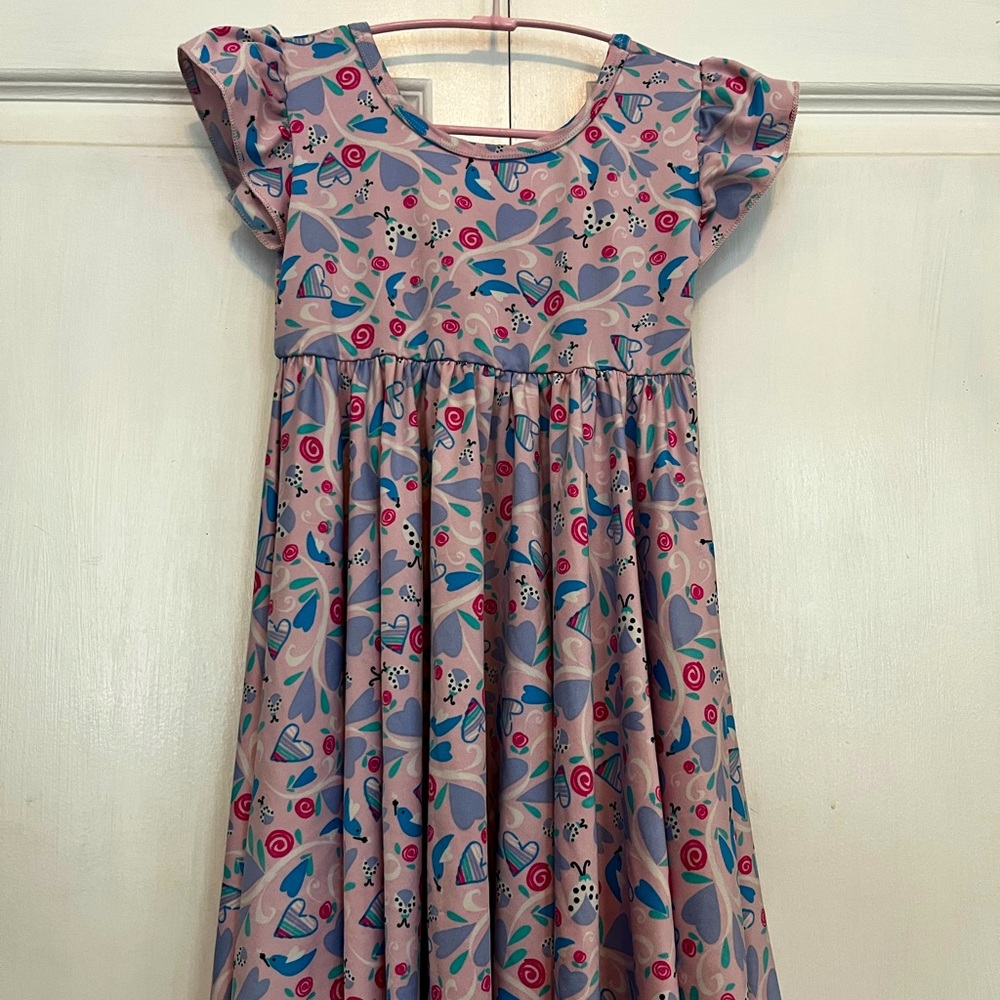 Beautiful DDS DotDotSmile empire dress, size 3/4